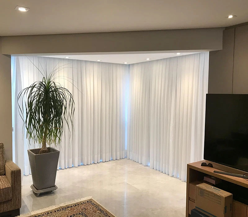 The DecorSelis Inverted Pleat Drapery Collection delivers a clean, structured, and contemporary aesthetic for any room.